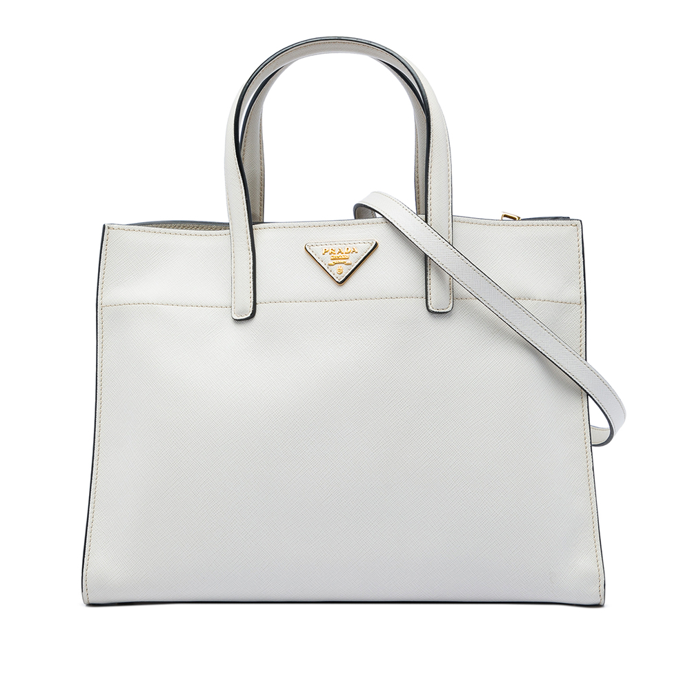 Pre-Loved Prada Saffiano Soft Triple Pocket Tote